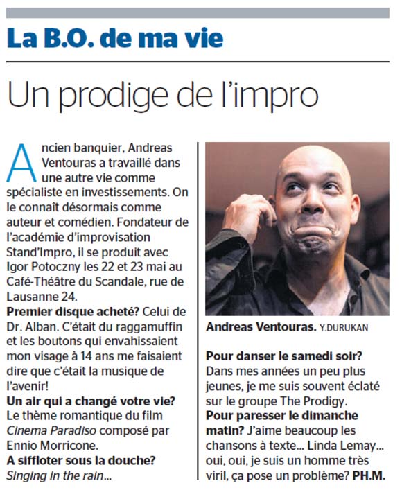 Un prodige de l'impro